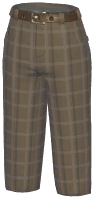 British Plaid Suit Pants