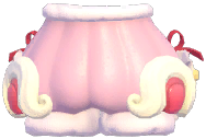 Frosted Cream Puffy Pants