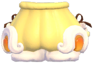 Frosted Cream Puffy Pants