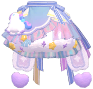 Lustrous Jingle Bubble Skirt