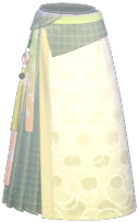 Orchid Jacquard Wrap Skirt