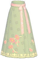 Orchid Brocade Horse-Face Skirt