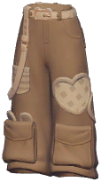 Heart Waffle Cargo Pants