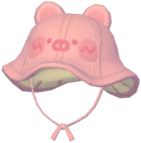 Piggie Rain hat