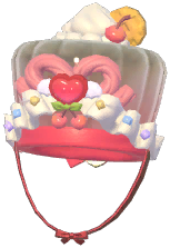 Frosted Cake Ceremonial Hat