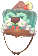 Frosted Cake Ceremonial Hat