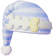 Fishbone Striped Nightcap