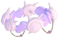 Celestial Glass Seashell Circlet