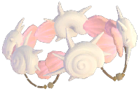 Celestial Glass Seashell Circlet
