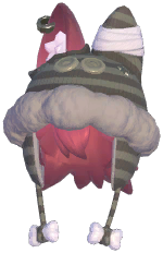 Wolf Ears Hat w/ Bandage
