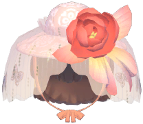 Huayun Peony Veiled Hat