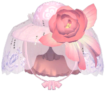 Huayun Peony Veiled Hat
