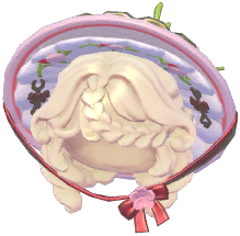Sugary Cream Halo Hat