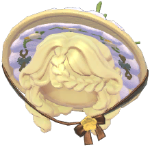 Sugary Cream Halo Hat