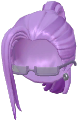 High Ponytail w/ Side-Swept Bangs