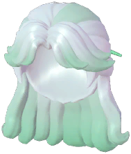 Natural Middle-Parted Long Hair