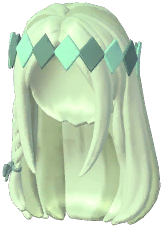 Long Braids w/ Argyle Garland