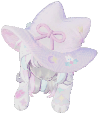 Cat Witch Wide-Brim Hat