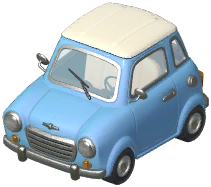 Blue Sedan