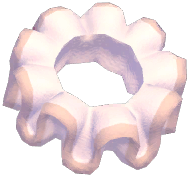 Cream Ruff Collar