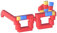 Brick Square Glasses