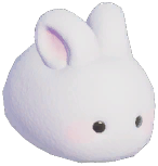 White Bunny Headwear
