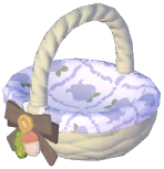 Jungle Basket Cat Bed