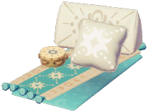 Gold Sand Floor Cushion Set