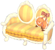 Cream 2-Seat Sofa Chair