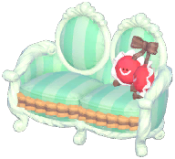 Cream 2-Seat Sofa Chair