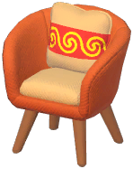 Festive Minimalist Armchair