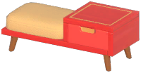 Festive Minimalist Shoe Bench