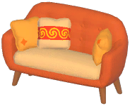 Festive Minimalist 2-Seat Sofa