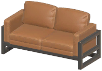 Industrial 2-Seat Sofa