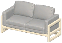 Industrial 2-Seat Sofa