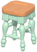 Rustic Bar Stool