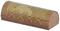 Unpolished Log Stool