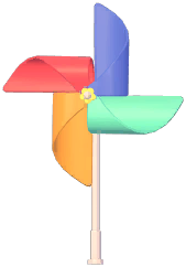 Vibrant Huge Pinwheel