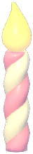 Cake Candle Pillar
