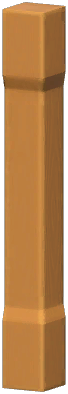 Thin Wooden Pillar