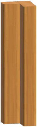 Wooden Corner Pillar