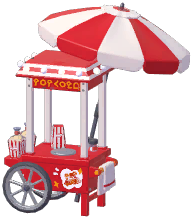 Popcorn Serving Cart