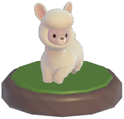 Sitting Alpaca Ornament