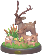 Outing Deer Family Ornament