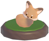 Resting Fox Ornament