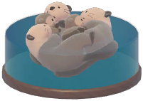 Sea Otter Family Ornament