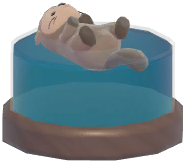 Back-Lying Sea Otter Ornament