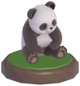 Sitting Panda Ornament