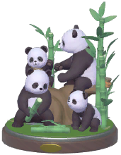 Panda Reunion Ornament