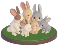Bunny Family Ornament
